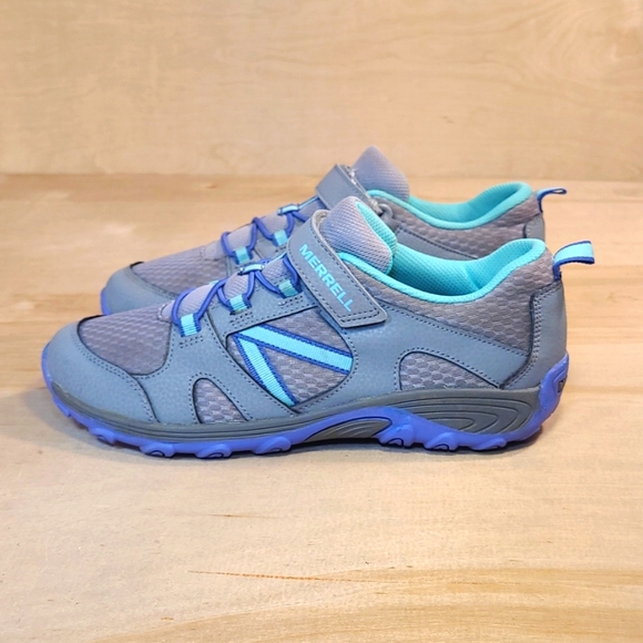 Merrell Outback Gray Purple Hiking Shoes - Picture 5 of 10